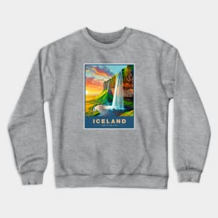 Iceland Postcard Crewneck Sweatshirt